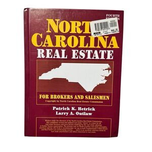 North Carolina Real Estate for Brokers and Salesmen - Hardcover - NEW